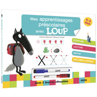 AUZOU Pre-School Learning with Le Loup - French-Educational Exercise Book