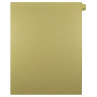 Mark Maker Legal Exhibit Index Tab Buff Single Tabs, 1/25th Cut, Letter Size, No Holes, Number 151, 25 Pack-Buff Single Tabs, 1/25th Cut