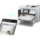 Imprimante tout-en-un grand format couleur sans cartouche à réservoir d’encre géant Epson EcoTank Pro ET-16600-Connectivité standard : port USB haute vitesse, port hôte USB, connectivité sans fil Wi-Fi 56 (802.11 ac) et Bluetooth BLE 802.15.1 pour la configuration Wi-Fi, interface de réseau câblé Ethernet (10/100 Mbit/s), fonction Wi-Fi Direct6