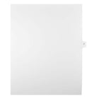 Mark Maker Legal Exhibit Index Tab White Single Tabs, 1/15th Cut, Letter Size, No Holes, Number 7, 25 Pack-White Single Tabs, 1/15th Cut