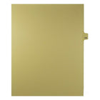 Mark Maker Legal Exhibit Index Tab Buff Single Tabs, 1/25th Cut, Letter Size, No Holes, Number 134, 25 Pack-Buff Single Tabs, 1/25th Cut