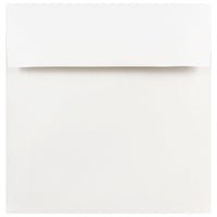 JAM Paper 8 x 8 Square Envelopes, White, 250 Pack (3992315H)-Regular white square envelope