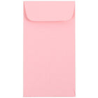 JAM Paper #7 Coin Envelopes, 6.5 x 3.5, Baby Pink, 100 Pack (1526773g)-Material: Paper