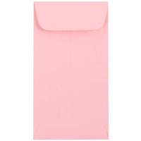 JAM Paper #7 Coin Envelopes, 6.5 x 3.5, Baby Pink, 100 Pack (1526773g)-Material: Paper