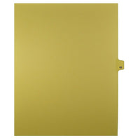 Mark Maker Legal Exhibit Index Tab Buff Single Tabs, 1/25th Cut, Letter Size, No Holes, Number 62, 25 Pack-Buff Single Tabs, 1/25th Cut