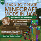 Simply Coding Coding for Kids Learn to Create Minecraft Mods in Java Course Age 11 Plus [Digital Download]-Course benefits include: live mentor support, interactive learning content, step by step activities, video reviews and lessons, real coding projects, and free lifetime updates