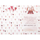 Rosedale Gold Greeting Cards/Envelopes - Happy Valentine's Day Grandson Juvenile (50107) - 5-1/2" x 8" - 6 Pack-Contains glitter or foil embellishments