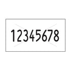 Garvey Labels for Garvey 2212 Pricing Gun - 1-Line - White - 3 Rolls of 1200 Labels  (098616)-Dimensions:  4.33"L x 7.68"W x 2.17"H