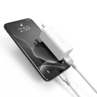 Adam Elements OMNIA X6A Ultra Compact Dual-Port USB-C & USB-A PD 65W Charger - White-PD / QC3.0 Compact Fast Charging Wall Charger up to 65W