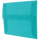 JAM Paper A6 Invitation Envelopes, 4.75 x 6.5, Aqua Blue Translucent Vellum, 250 Pack (PACV664H)-Blank interior for personalized message