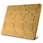 Heim Concept Premium Bamboo Large Cutting Board and Serving Tray Drip Groove-Heim Concept Quality - Ultra-strong, attractive, versatile, durable and lightweight construction made of 100% Moso bamboo. Great gift idea for weddings, housewarming, retirement, birthdays and Christmas gifts for ALL kitchen lovers