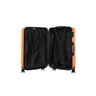 TOSCANO OPPORTUNA 20" Hardside Carry On Luggage - Burnt Orange-5 Year Limited Global Warranty
