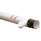 Staples Mailing/Storage Tube, 2-1/2" x 24", White-Measures 2-1/2" x 24", providing ample space for rolled-up papers, posters, and artwork