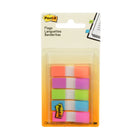 Post-it Flags, 0.47" x 1.7", Bright Neon Colours, 100 Pack-Pinpoint exact places for edits or action points