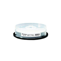 Verbatim 100 GB 4x BDXL, White Inkjet Printable Surface, Spindle, 10 Pack-Blank Blu-Ray media