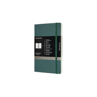 Moleskine Professional Soft Cover Notebook - 5" x 8.25" - Forest Green-192 pages, 7.5" x 9.75" Ivory coloured paper