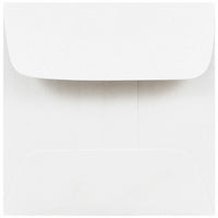 JAM Paper Mini Square Envelopes - 2.375" x 2.375" - White - 50 Pack -White tiny envelopes 