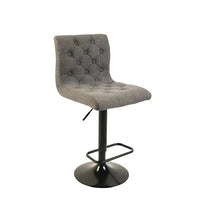 Plata Import Seven Adjustable Stool, Grey (ST-8991F-G)-Bar Stool