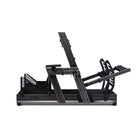Next Level Racing F-GT Elite Aluminium Simulator Cockpit - Front And Side Mount Edition-Post anodized custom carbon grey (scratch resistant) aluminium profile with premium carbon steel powder coated components