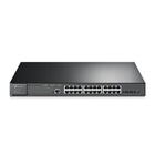 TP-Link JetStream TL-SG3428XMP Ethernet Switch - Black-24-Port L2+ Gigabit Managed
