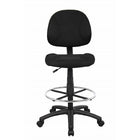 Nicer Interior Fabric Adjustable Drafting Chair-Pneumatic seat height adjustment (26.5″ – 31.5″)