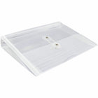 JAM Paper Plastic Envelopes with Button and String Tie Closure Index Booklet - 5.5" x 7.5" - Clear - 12 Pack -Size: 5.5" L x 7.5" W