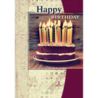 Millbrook Studios 5-3/8" x 7-3/4" Happy Birthday Greeting Cards and Envelopes, 18 Pack (06178)-Printed on uncoated card stock