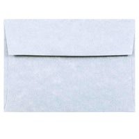 JAM Paper 4bar A1 Envelopes, 3.63 x 5 1/8, Parchment Blue Recycled, 1000 Pack (900877844B)-Blue