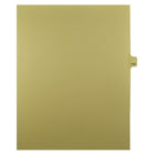 Mark Maker Legal Exhibit Index Tab Buff Single Tabs, 1/25th Cut, Letter Size, No Holes, Number 110, 25 Pack-Buff Single Tabs, 1/25th Cut