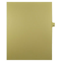 Mark Maker Legal Exhibit Index Tab Buff Single Tabs, 1/25th Cut, Letter Size, No Holes, Number 110, 25 Pack-Buff Single Tabs, 1/25th Cut