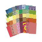 Roylco All Kinds of Fabric Design Papers, 400 Pack-Fabric Paper