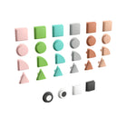 Flash Furniture Bright Beginnings Commercial Grade Pastel 256 Piece Shape Set for Modular STEAM Wall Systems-Pair with Other Accessory Sets for More Fun