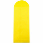 JAM Paper #12 Policy Business Coloured Envelopes - 4.75" x 11" - Yellow Recycled - 50 Pack-Quantity: 50 envelopes per pack