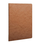 Clairefontaine Age-Bag Stapled Notebook, Lined, 5-3/4" x 8-1/4", 48 Sheets, Tan-48 lined sheets