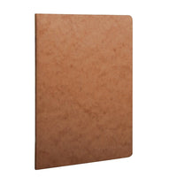 Clairefontaine Age-Bag Stapled Notebook, Lined, 5-3/4" x 8-1/4", 48 Sheets, Tan-48 lined sheets