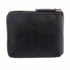 Roots Zip Around Coin Wallet - Black-Tab and Zip-Around Closure