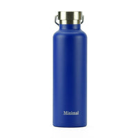 Minimal Insulated Flask, 750 mL, Blue-Holds 25oz / 750ml of your favourite beverage