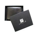 Ashlin – Portefeuille Bernard à deux volets anti-RFID, noir, (RFID5728-00-01)-Dimensions finies (po) : 4,33 x 3,74 x 0,39