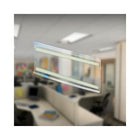 Azar Displays 8.5"W x 5"H Adhesive-back C-Channel Nameplate, 10 Pack (199617)-Made from Styrolux/PVC