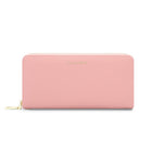 Champs RFID Zip-Around Wallet -  Pink-Secure 3-way zipper closure
