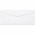 JAM Paper #10 Business Strathmore Envelopes - 4.125" x 9.5" - Bright White Linen - 50 Pack-Colour: Bright White