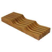 Oceanstar KB1354 In-Drawer Bamboo Knife Organizer-Easy to remove and store knives