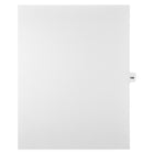 Mark Maker Legal Tabs - Letter Size - White - 1/15th cut - 25 tabs per package - 5 packages Pack - Number 188-White Single Tabs
