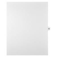 Mark Maker Legal Tabs - Letter Size - White - 1/15th cut - 25 tabs per package - 5 packages Pack - Number 188-White Single Tabs