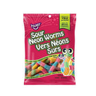 Huer Sour Neon Worms - 120g - 24 Pack-Assorted