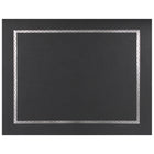 St. James Document/Certificate Holders - Silver Foil Border - Linen Finish - Black - 5 Pack - 83849-Add ceremony, elegance and sincerity to the act of giving recognition
