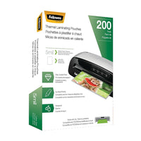 Fellowes Thermal Laminating Pouches - Letter - 5 mil - 200 Pack-5 mil