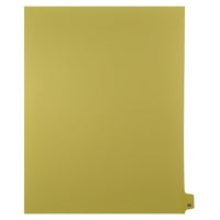 Mark Maker Legal Exhibit Index Tab Buff Single Tabs, 1/25th Cut, Letter Size, No Holes, Number 25, 25 Pack-Buff Single Tabs, 1/25th Cut