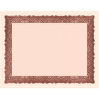 St. James Certificates with Imprintable Gold Seals - 24 lbs. - 8.5" x 11" - Gioche Red - 25 Pack-Create a distinctive award for employees, clients, volunteers or students