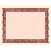 St. James Certificates with Imprintable Gold Seals - 24 lbs. - 8.5" x 11" - Gioche Red - 25 Pack-Create a distinctive award for employees, clients, volunteers or students